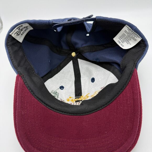 Vintage The Disney Store Hunchback of Notre Dame Snapback Hat Corduroy Cap 90s - Picture 6 of 7